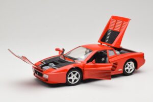 Ferrari 512 TR レッド Mira 1:18 6144 メタル - 画像 2/8