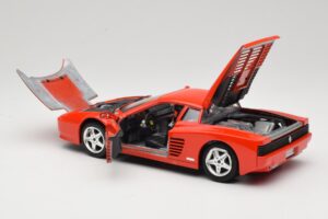 Ferrari 512 TR レッド Mira 1:18 6144 メタル - 画像 5/8