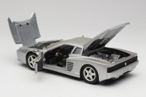 Ferrari 512 TR シルバー Mira 1:18 6178-B1 メタル - 画像 5/8