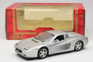 Ferrari 512 TR シルバー Mira 1:18 6178-B1 メタル - 画像 8/8