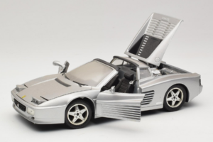 Ferrari 512TR タルガ シルバー Mira 1:18 6175 メタル - 画像 2/8