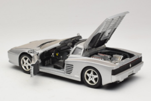 Ferrari 512TR タルガ シルバー Mira 1:18 6175 メタル - 画像 5/8
