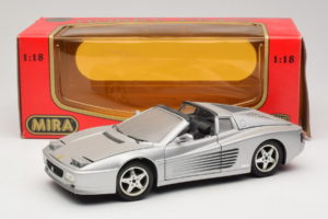 Ferrari 512TR タルガ シルバー Mira 1:18 6175 メタル - 画像 8/8