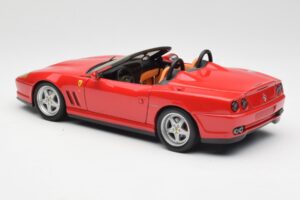 Ferrari 550 Barchetta Pininfarina レッド Bburago 1:18 327660 メタル - 画像 7/8