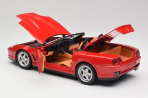 Ferrari 550 Barchetta Rosso Corsa Hot Wheels 1:18 29441 メタル - 画像 5/8