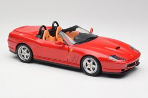 Ferrari 550 Barchetta Rosso Corsa Hot Wheels 1:18 29441 メタル - 画像 6/8