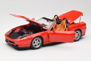 Ferrari 550 Barchetta Rosso Corsa Hot Wheels 1:18 74299294419 メタル - 画像 2/8