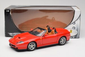 Ferrari 550 Barchetta Rosso Corsa Hot Wheels 1:18 74299294419 メタル - 画像 8/8