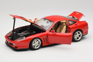 Ferrari 550 Maranello 22 Jahre Ferrari Model Club レッド Bburago 1:18 3064-P2 メタル - 画像 2/8
