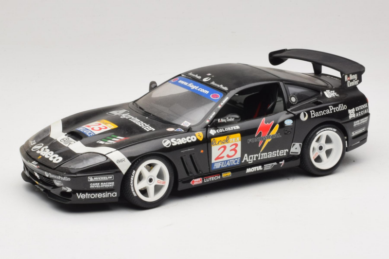 Ferrari 550 Maranello #23 Agrimaster ブラック Bburago 1:18 3344-B2 メタル