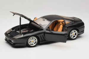 Ferrari 550 Maranello ブラック メタリック Bburago 1:18 3344-B1 メタル - 画像 2/8
