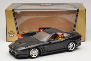 Ferrari 550 Maranello ブラック メタリック Bburago 1:18 3344-B1 メタル - 画像 8/8