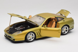 Ferrari 550 Maranello Gold Metallic Braccio & Gotz Bburago 1:18 3044-G1 メタル - 画像 2/8