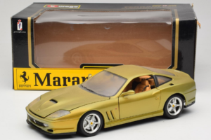 Ferrari 550 Maranello Gold Metallic Braccio & Gotz Bburago 1:18 3044-G1 メタル - 画像 8/8
