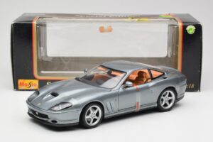Ferrari 550 Maranello グレー メタリック Maisto 1:18 4839 メタル - 画像 6/6