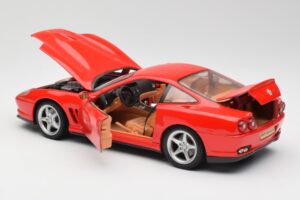 Ferrari 550 Maranello レッド Maisto 1:18 31839 メタル - 画像 5/8