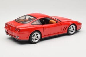 Ferrari 575M Maranello レッド Hot Wheels 1:18 54937 メタル - 画像 3/8