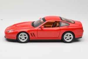 Ferrari 575M Maranello レッド Hot Wheels 1:18 54937 メタル - 画像 4/8