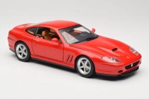 Ferrari 575M Maranello レッド Hot Wheels 1:18 54937 メタル - 画像 6/8