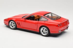 Ferrari 575M Maranello レッド Hot Wheels 1:18 54937 メタル - 画像 7/8