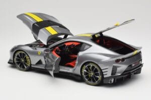 Ferrari 812 Competizione Grigio Coburn Bburago 1:18 18-01647 メタル - 画像 5/8