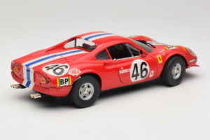 Ferrari Dino 246 GT #46 レッド Anson 1:18 3580-P1 メタル - 画像 3/8