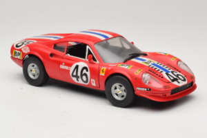 Ferrari Dino 246 GT #46 レッド Anson 1:18 3580-P1 メタル - 画像 6/8