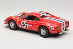 Ferrari Dino 246 GT #46 レッド Anson 1:18 3580-P1 メタル - 画像 7/8