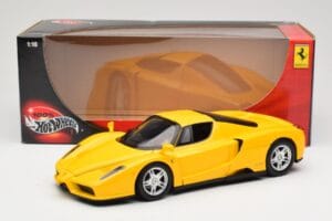 Ferrari Enzo イエロー Hot Wheels 1:18 C1550 メタル - 画像 8/8