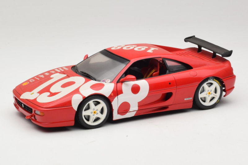 Ferrari F355 Berlinetta レッド ホワイトホイール付き UT Models 1:18 180074020-P2 メタル