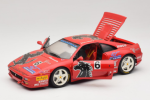 Ferrari F355 Berlinetta Diavia #6 レッド UT Models 1:18 180074020-P3 メタル - 画像 2/8