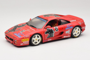 Ferrari F355 Berlinetta Diavia #6 レッド UT Models 1:18 180074020-P3 メタル