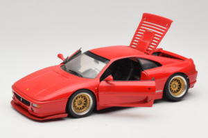 Ferrari F355 Berlinetta レッド カスタム ゴールドホイール付き UT Models 1:18 180074020-P5 メタル - 画像 2/8