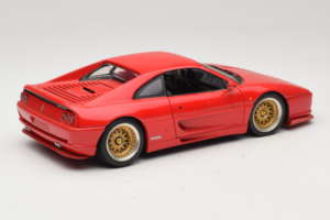 Ferrari F355 Berlinetta レッド カスタム ゴールドホイール付き UT Models 1:18 180074020-P5 メタル - 画像 3/8
