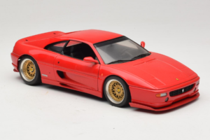 Ferrari F355 Berlinetta レッド カスタム ゴールドホイール付き UT Models 1:18 180074020-P5 メタル - 画像 6/8