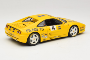 Ferrari F355 Coupe Films 18 #4 Reoloffs / Ansembourg イエロー UT Models 1:18 180074021-Y1 メタル - 画像 3/8