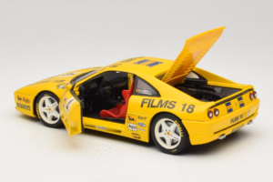 Ferrari F355 Coupe Films 18 #4 Reoloffs / Ansembourg イエロー UT Models 1:18 180074021-Y1 メタル - 画像 5/8
