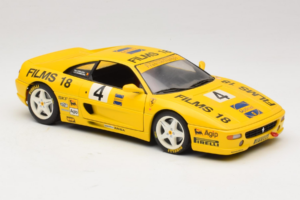 Ferrari F355 Coupe Films 18 #4 Reoloffs / Ansembourg イエロー UT Models 1:18 180074021-Y1 メタル - 画像 6/8