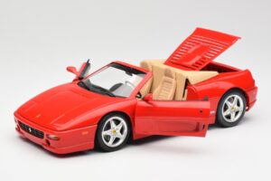 Ferrari F355 Spider レッド Hot Wheels 1:18 25733 メタル - 画像 2/8