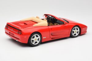 Ferrari F355 Spider レッド Hot Wheels 1:18 25733 メタル - 画像 3/8
