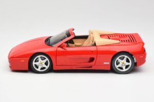Ferrari F355 Spider レッド Hot Wheels 1:18 25733 メタル - 画像 4/8