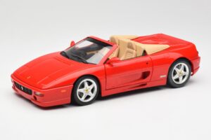 Ferrari F355 Spider レッド Hot Wheels 1:18 25733 メタル