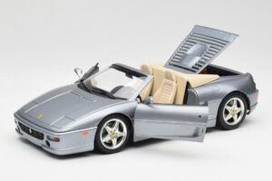 Ferrari F355 Spider シルバー Hot Wheels 1:18 23907-M1 メタル - 画像 2/8