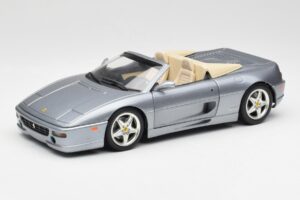 Ferrari F355 Spider シルバー Hot Wheels 1:18 23907-M1 メタル