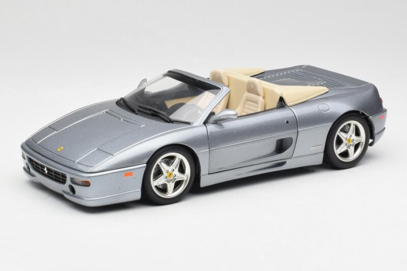 Ferrari F355 Spider シルバー Hot Wheels 1:18 23907-M1 メタル