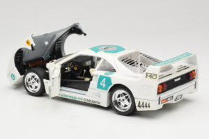 Ferrari F40 4444 Tage Garanta #4 ホワイト Bburago 1:18 3332-W5 メタル - 画像 5/8