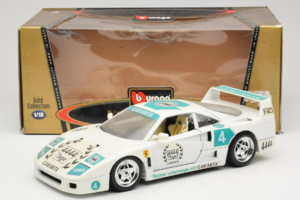 Ferrari F40 4444 Tage Garanta #4 ホワイト Bburago 1:18 3332-W5 メタル - 画像 8/8
