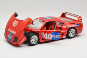 Ferrari F40 #40 J-P. Jabouille / O. Grouillard Art Sports 1987 Bburago 1:18 3332-A1 メタル - 画像 2/8