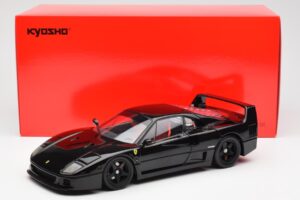Ferrari F40 ブラック Kyosho 1:18 08416BK メタル - 画像 10/10