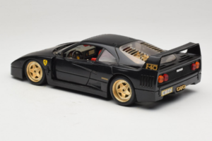 Ferrari F40 ブラック ゴールドホイール Bburago 1:18 3032-B2 メタル - 画像 7/8